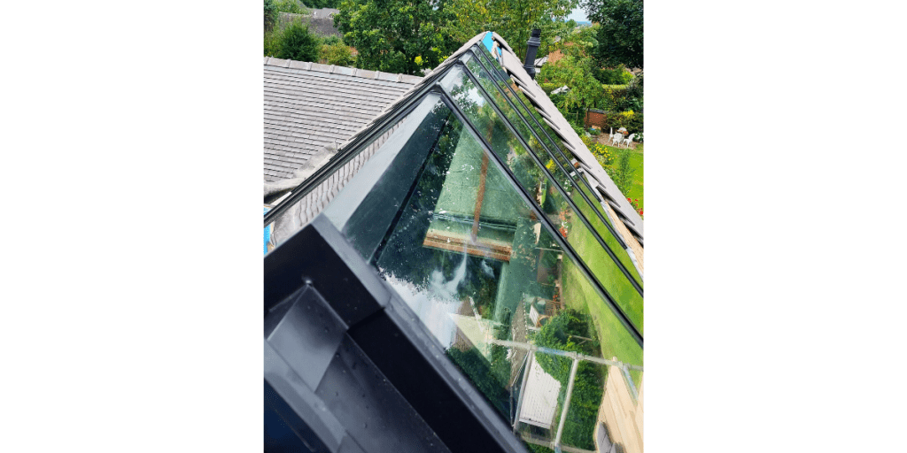 Our Pitchridge roof window, a fixed double glazed roof window for a pitched roof